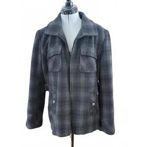 Vintage giacca Gallery Company Wool Blend Tartan Plaid Jacket